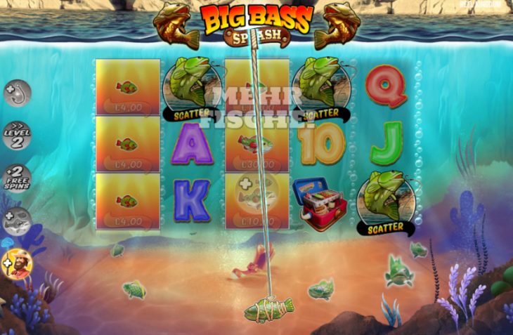Große Bässe warten im Pragmatic Big Bass Splash Slot auf Sie